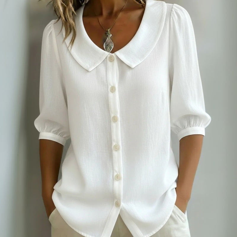 Mae | Women's Solid Color Casual Blouse