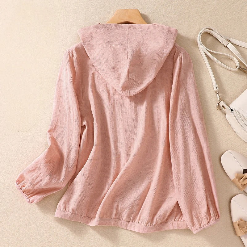 Mia | Relaxed Hooded Shirt