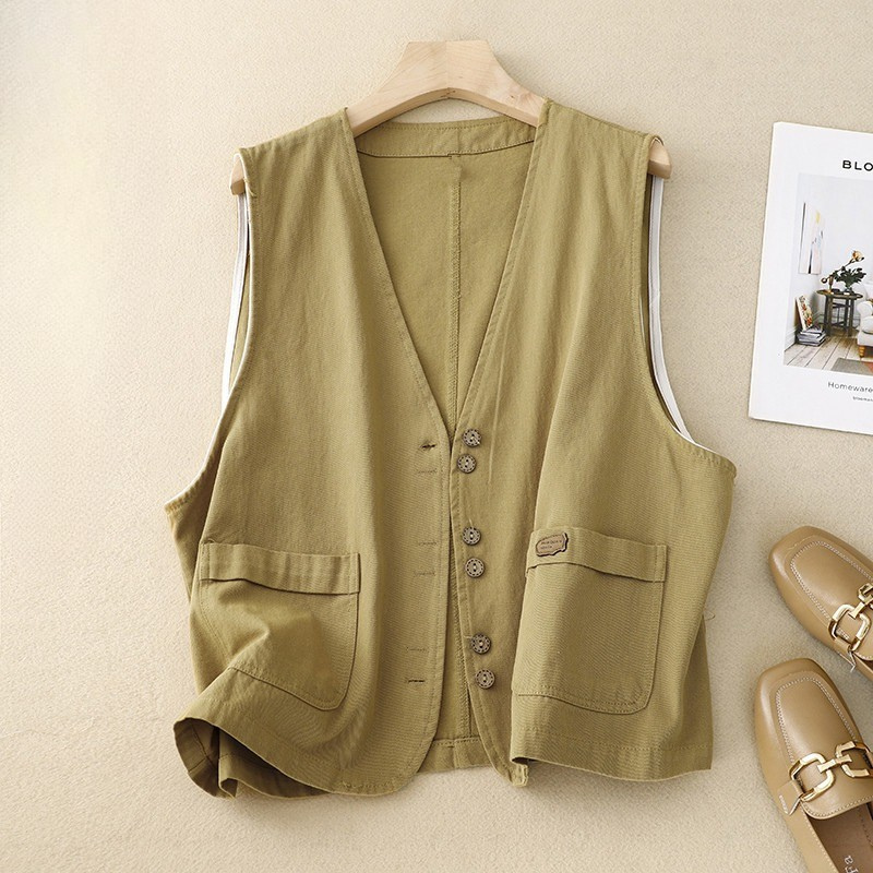 Margo | Relaxed Button Vest