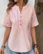 Monroe | Soft Striped Blouse