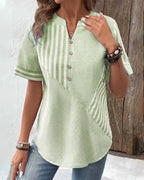 Monroe | Soft Striped Blouse