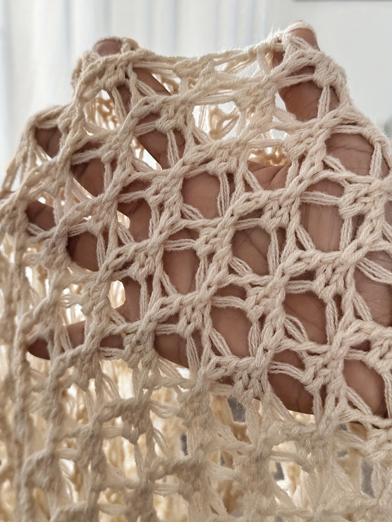 Sharon | Open Knit Drape Cardigan