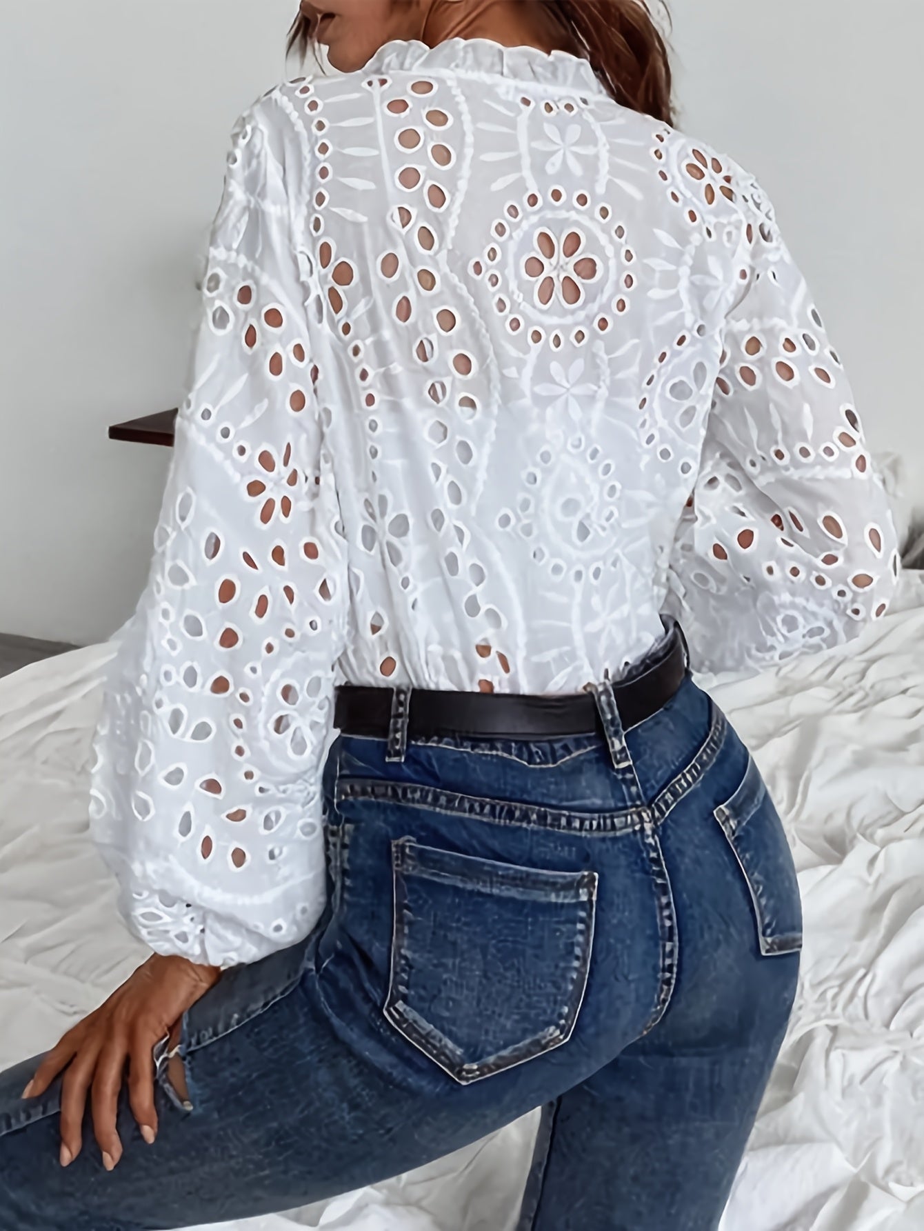 Elise | Floral Long-Sleeve Blouse