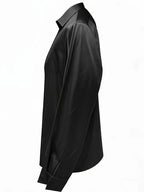 Eva | Premium V-Neck Satin Blouse