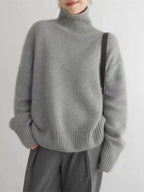 Isabella - High Collar Cashmere Jumper