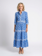 Ysolde | Chain Pattern Midi Dress