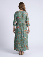 Marina | Floral V-Neck Maxi Dress