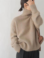 Isabella - High Collar Cashmere Jumper