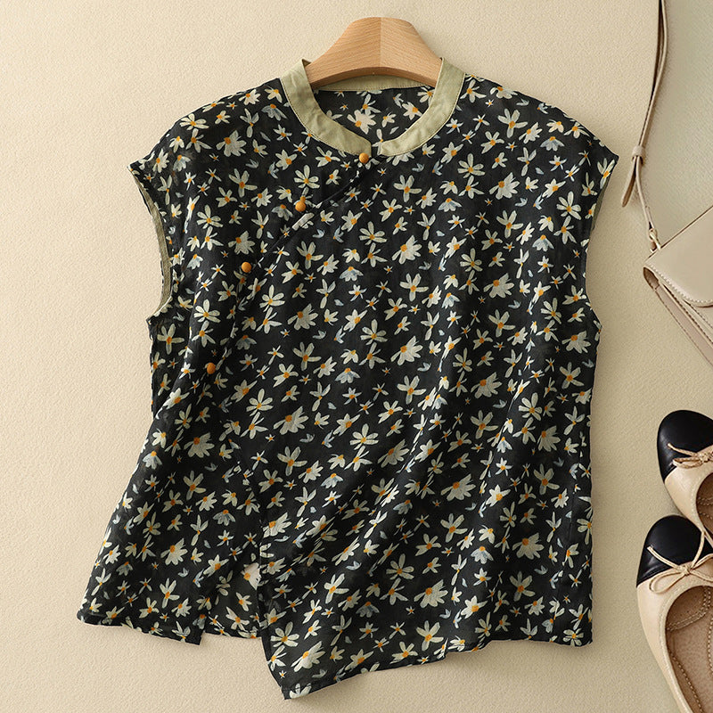 Amanda | Vintage Sleeveless Top