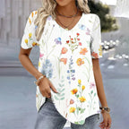 Jordan | Women’s Striped V-Neck T-Shirt