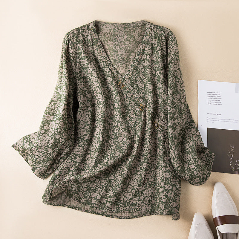 Summer | Button Front Relaxed Shirt