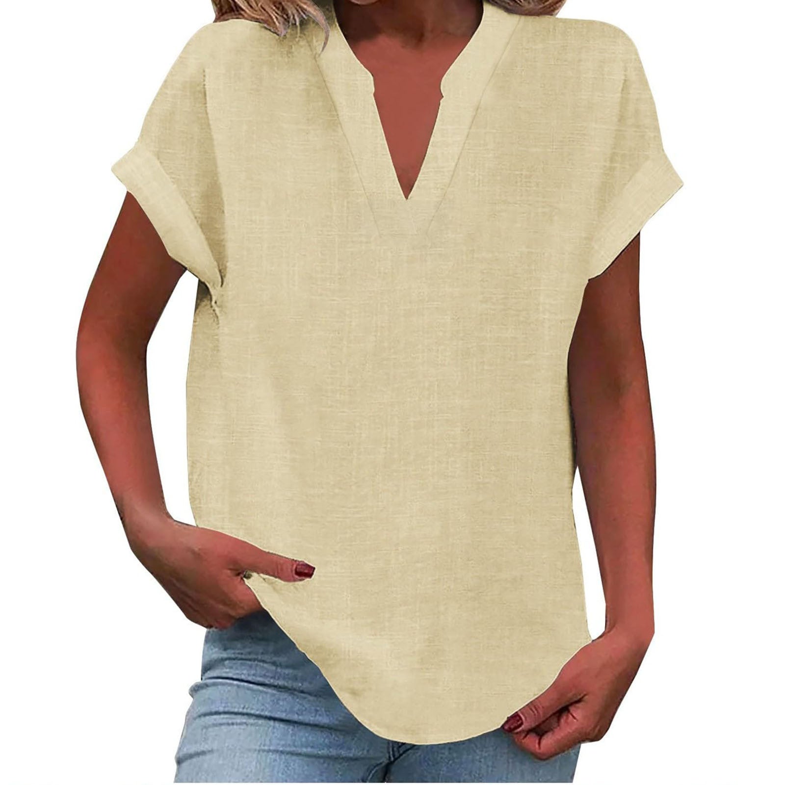 Lexi | Relaxed V-Neck Blouse