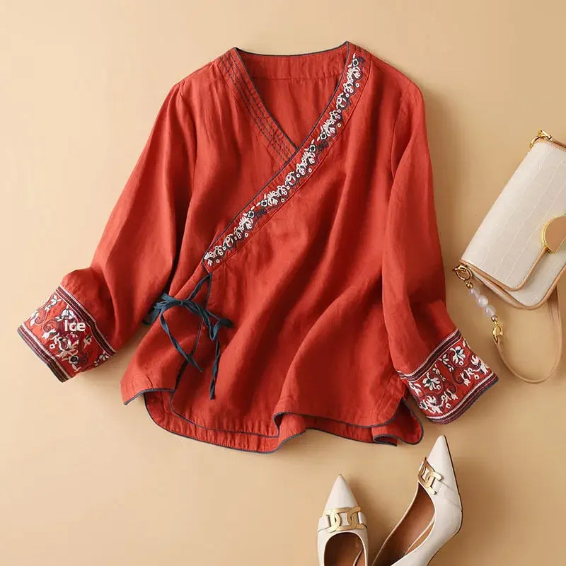 Lotus | Relaxed Pattern Breeze Blouse