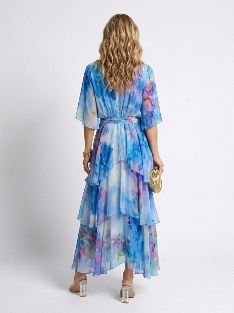 Calista | Sheer Layered Maxi Dress