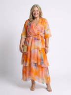 Calista | Sheer Layered Maxi Dress