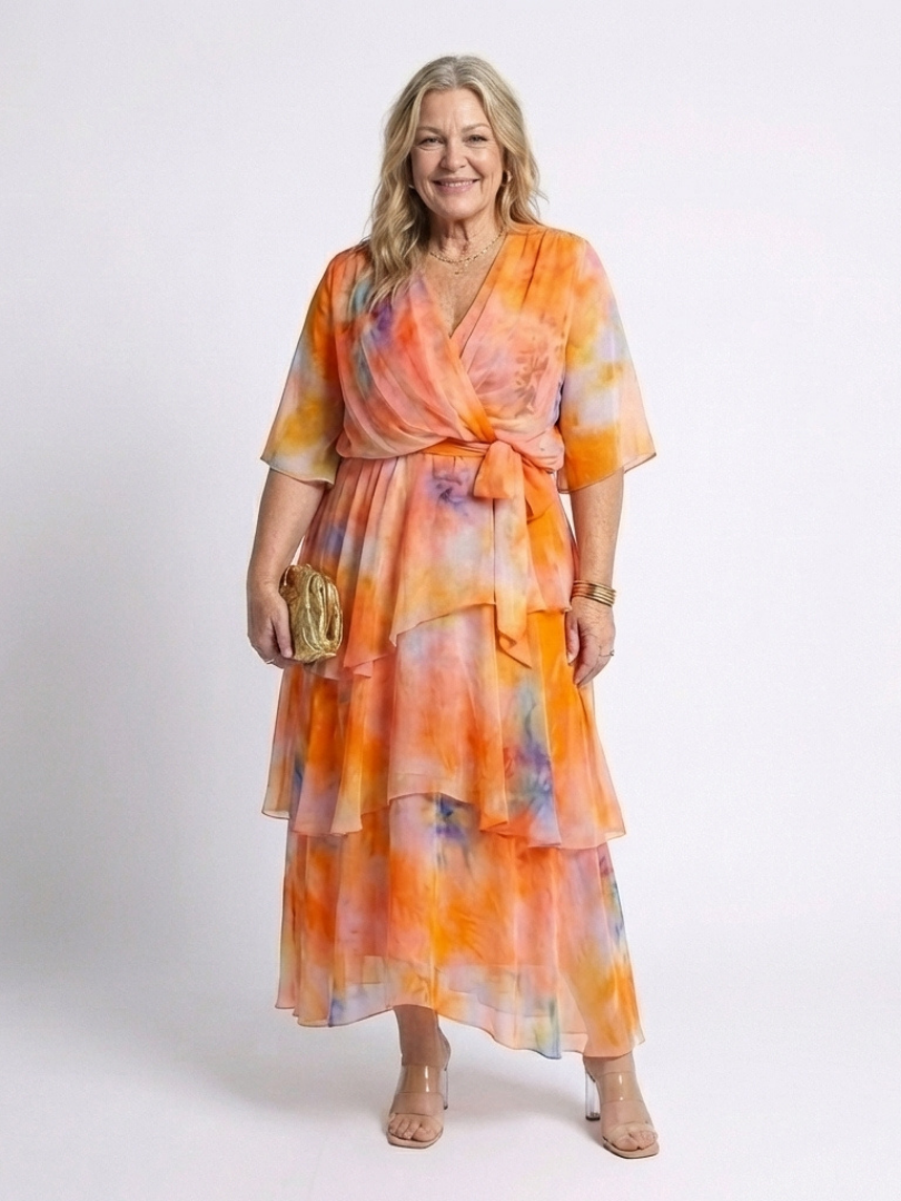 Calista | Sheer Layered Maxi Dress