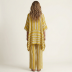 Kiara | Two-Piece Striped Cotton-Linen Set