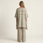 Kiara | Two-Piece Striped Cotton-Linen Set
