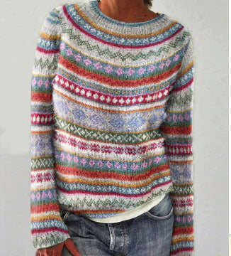 Harper - Retro Knit Jumper