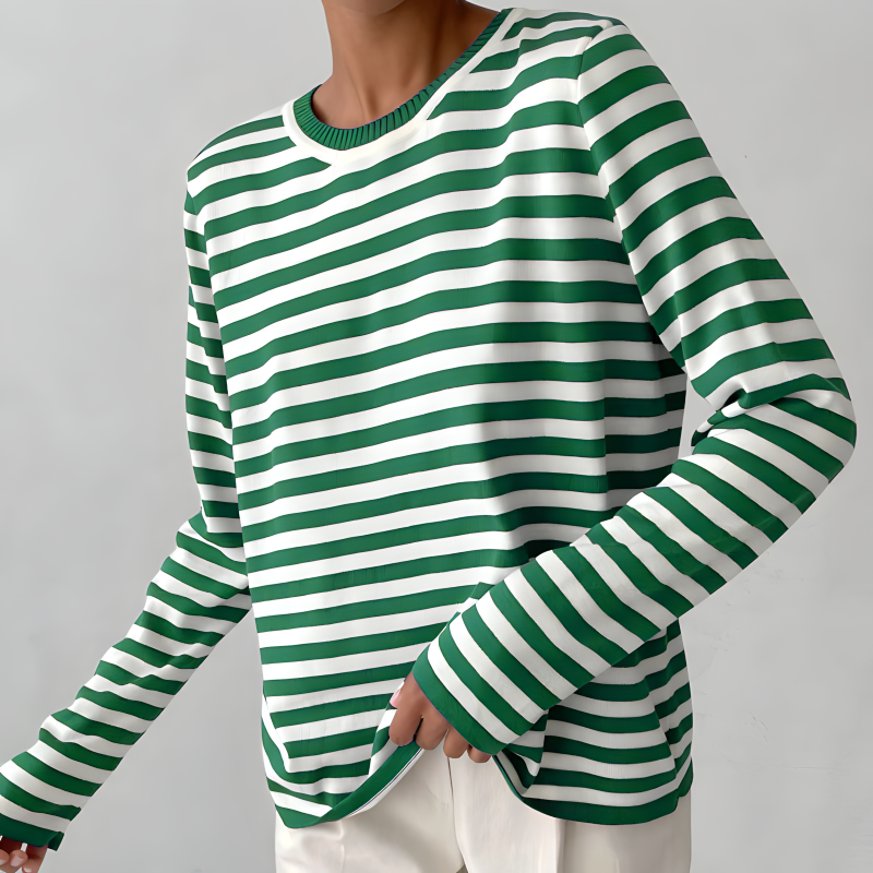 Dana | Elegant Striped Summer T-Shirt