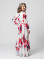 Lillian | Floral Wrap Maxi Dress