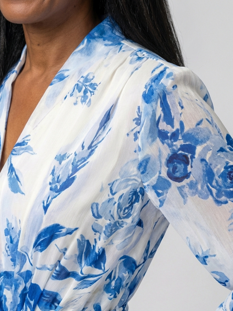 Lillian | Floral Wrap Maxi Dress