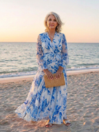 Lillian | Floral Wrap Maxi Dress