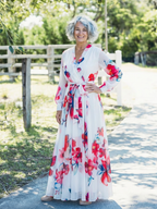 Lillian | Floral Wrap Maxi Dress