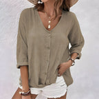 Marcia | Relaxed Button-Up Blouse