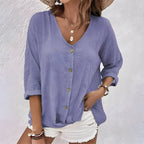 Marcia | Relaxed Button-Up Blouse