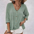 Marcia | Relaxed Button-Up Blouse