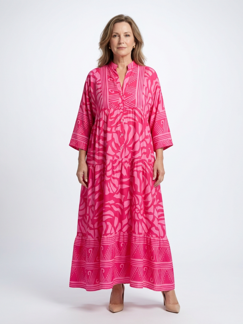 Marielle | Button Front Maxi Dress