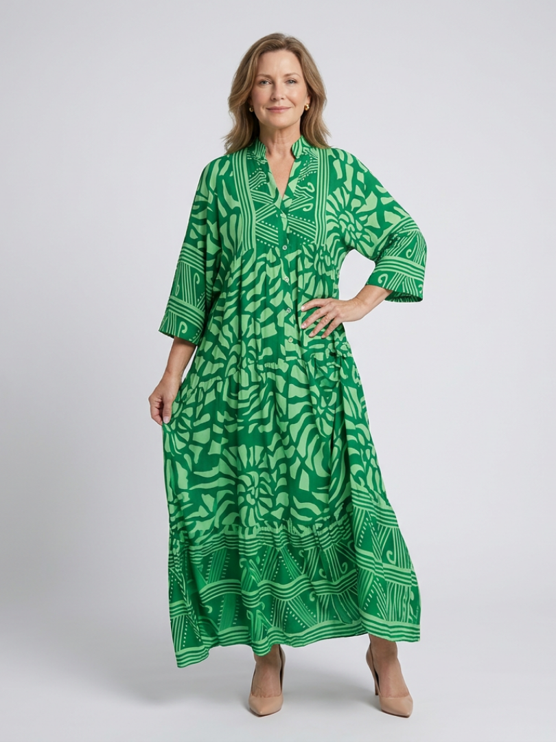 Marielle | Button Front Maxi Dress