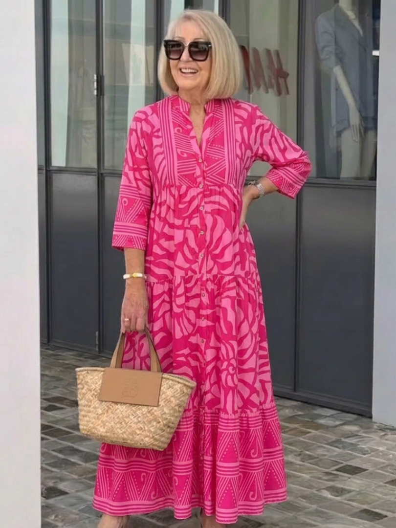 Marielle | Button Front Maxi Dress