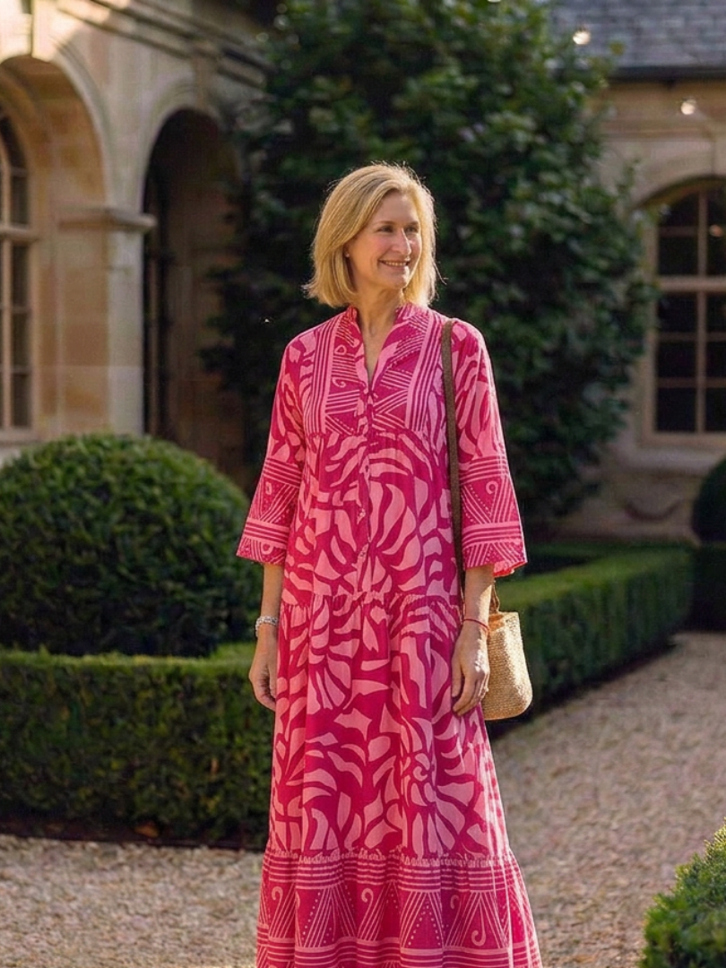 Marielle | Button Front Maxi Dress